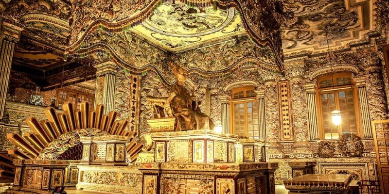 Lăng Khải Định có kiến trúc đặc biệt nhất trong số các lăng mộ triều Nguyễn