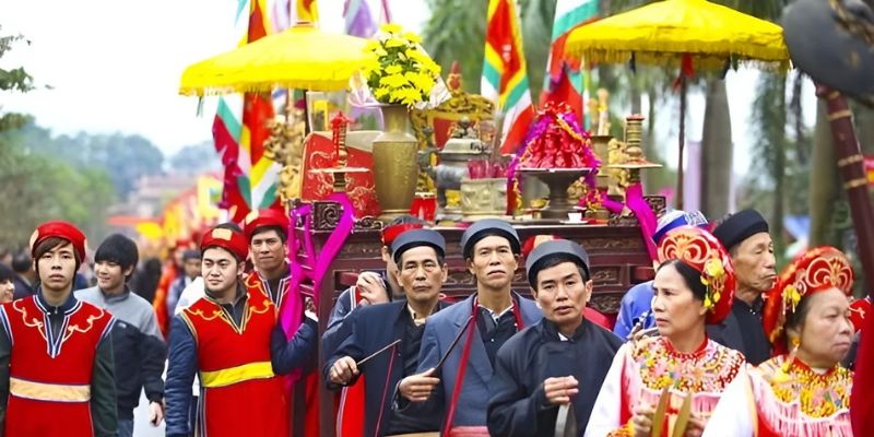 Lễ hội Chùa Dâu và nghi thức rước thược Tứ Pháp