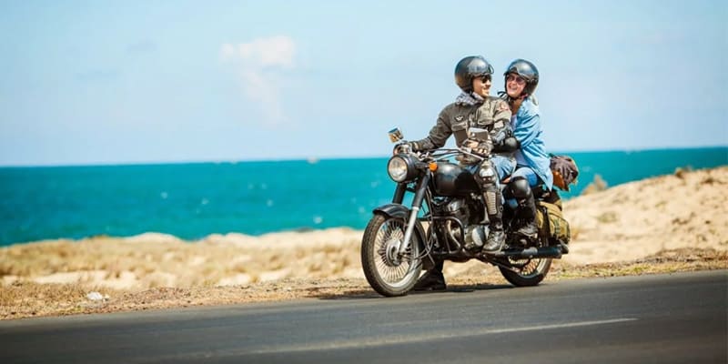 Lộ trình di chuyển từ trung tâm thành phố đến đến bãi đá ngắn, dễ đi