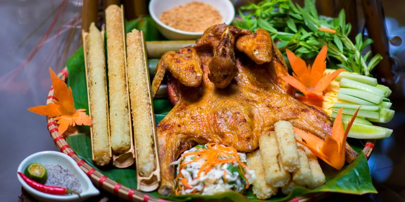 Món gà nướng đặc sản của người dân Tây Nguyên