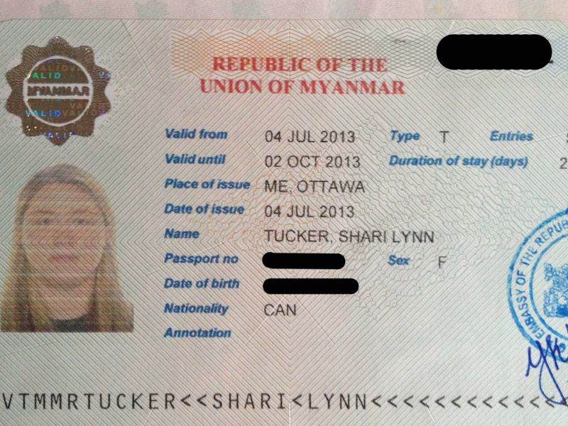 Nvktravel cung cấp dịch vụ xin visa Myanmar trọn gói với mức giá ưu đãi
