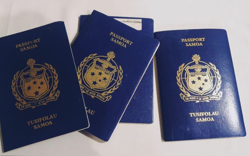 Samoa cung cấp một số loại visa phổ biến