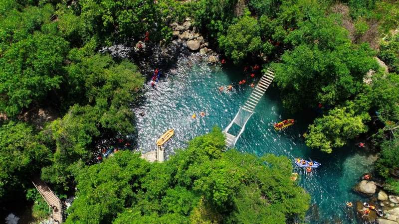 Sông Chày - Hang Tối cảnh thiên nhiên trù phú