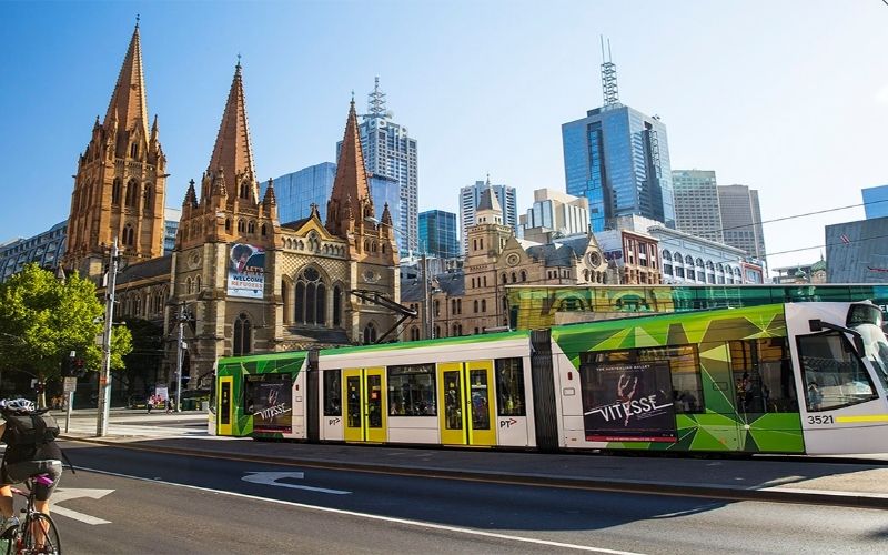 Tại Úc có nhiều phương tiện để lựa chọn di chuyển