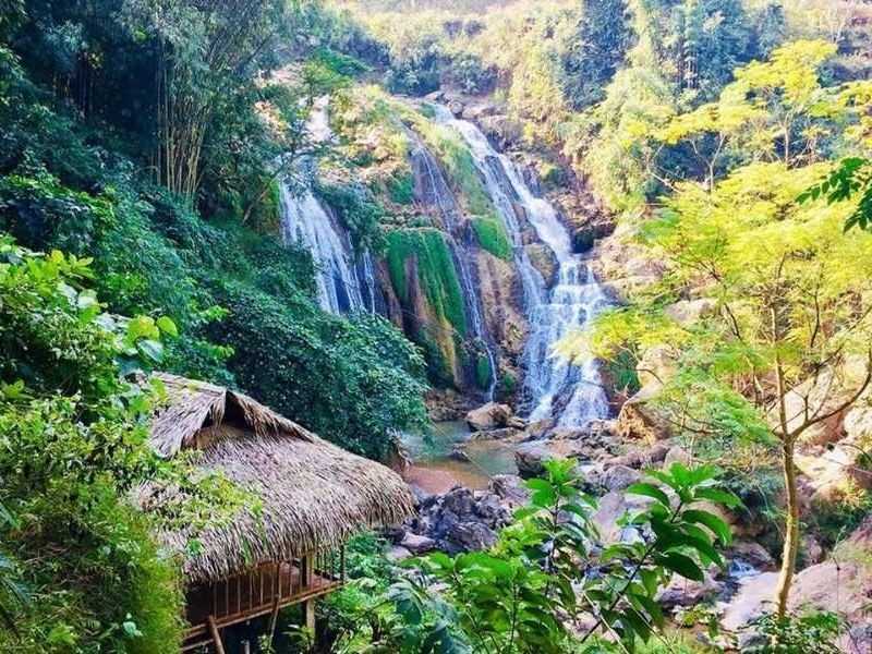 Toàn cảnh thác nước Gò Lào tuyệt đẹp