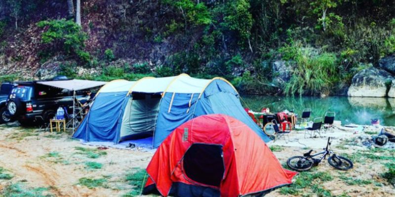 Các hoạt động như cắm trại cũng là một phần không thể thiếu