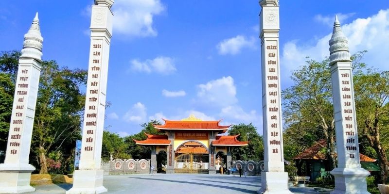 Khu tổ đường trang nghiêm lưu giữ giá trị lịch sử của thiền phái Trúc Lâm và tri ân các bậc tiền nhân