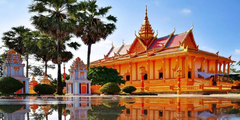 Toàn cảnh về ngôi chùa Xiêm Cán nổi tiếng tại Bạc Liêu