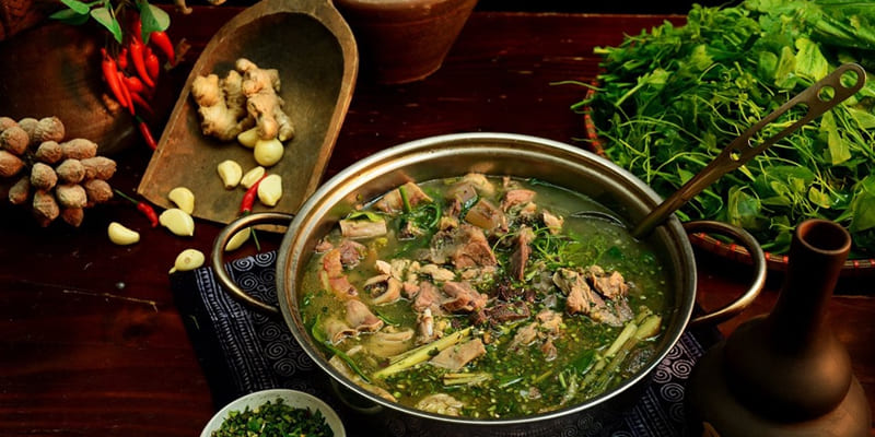 Thưởng thức món ngon Tây Bắc giữa thiên nhiên Him Lam Resort