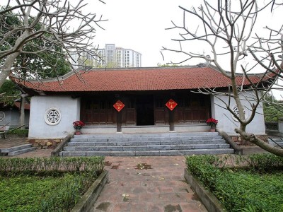 Khu vực dựng bia của khu di tích