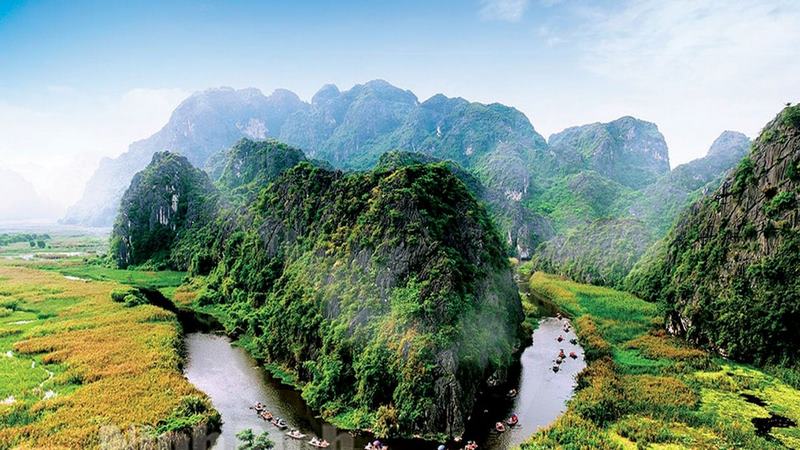 Vẻ đẹp tươi mát của khu rừng bao quanh địa danh