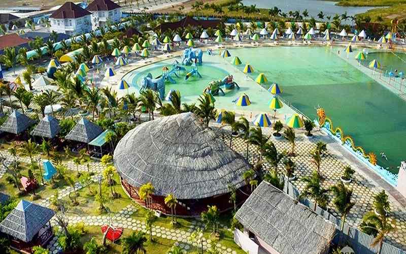 Khu resort Nhà Mát view hướng biển, thiết kế xanh mát