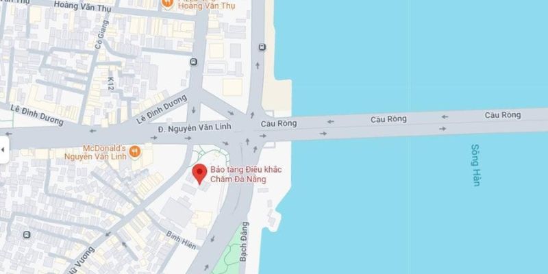 Bảo tàng điêu khắc Chăm Đà Nẵng nằm ngay trung tâm thành phố biển