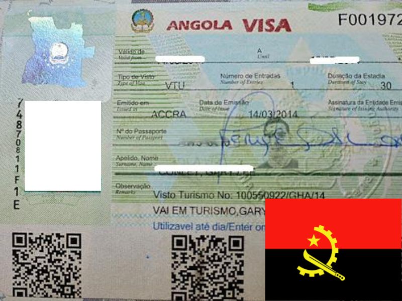 Visa Angola là giấy phép nhập cảnh hợp pháp cho người nước ngoài