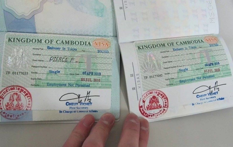 Điều kiện xin visa Campuchia khá đơn giản