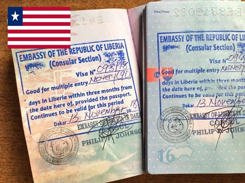 Visa Liberia là giấy tờ bắt buộc để nhập cảnh vào nước này