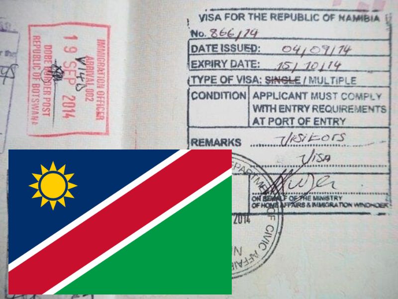 Visa Namibia là giấy tờ quan trọng để nhập cảnh vào Namibia
