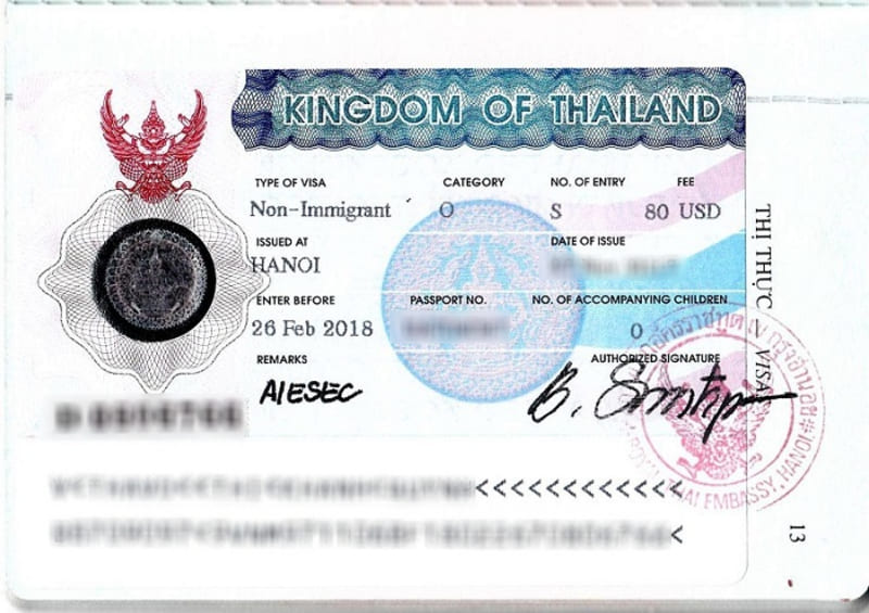 Khi người Việt đi Thái Lan cần phải thực hiện xin visa