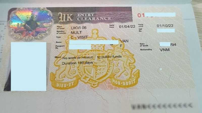 Hình ảnh về một loại visa Wales