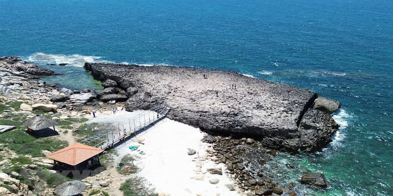 Thỏa sức vui chơi ở hang Rái