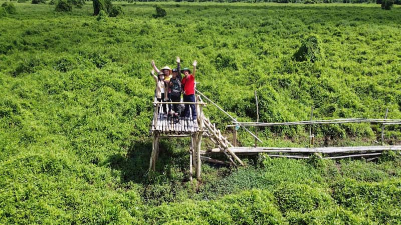 Giá vé vào cổng tại U Minh Thượng phải chăng